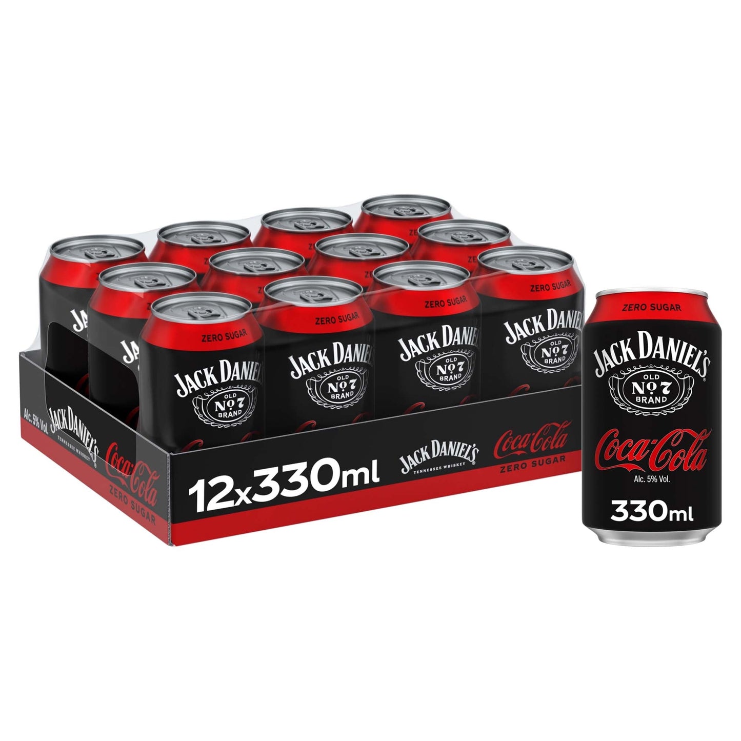 Jack Daniels Cola Zero 12x33cl