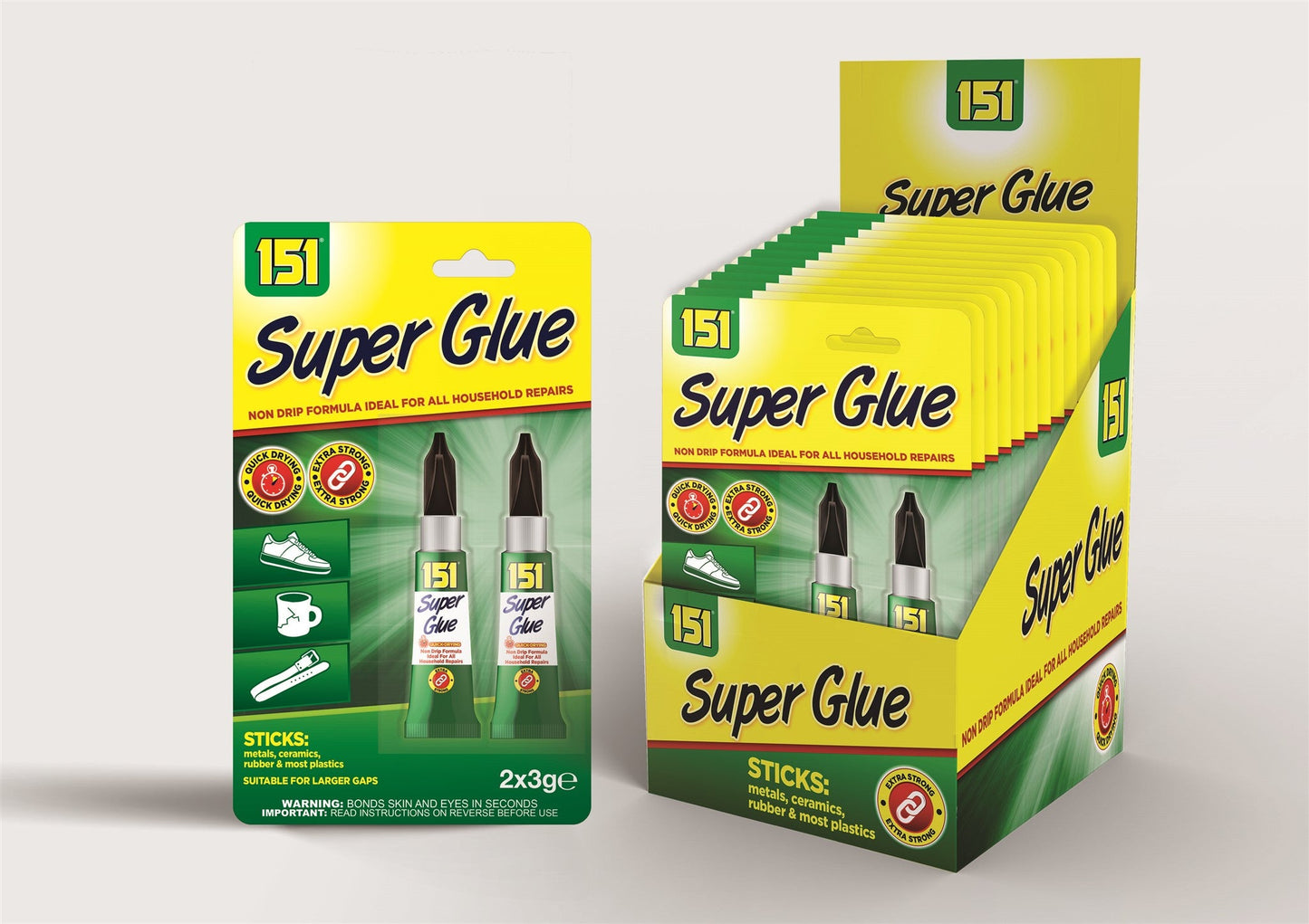 151 Super Glue 3g 2 Pack
