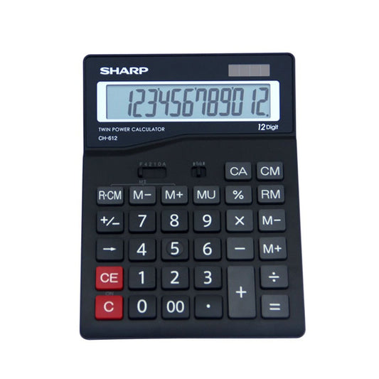 Sharp CH-G12 12-Digit Solar Calculator