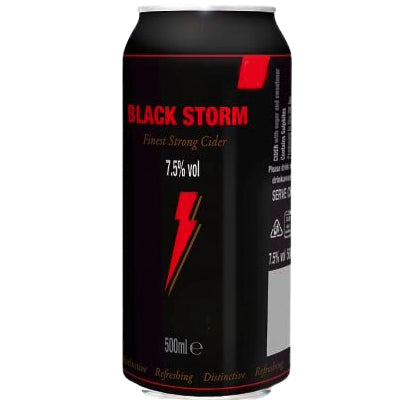 Black Storm Strong Cider 24×500ml