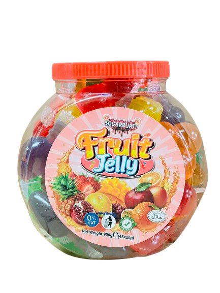 Sugarburst Fruity Jelly Jar 45pcs