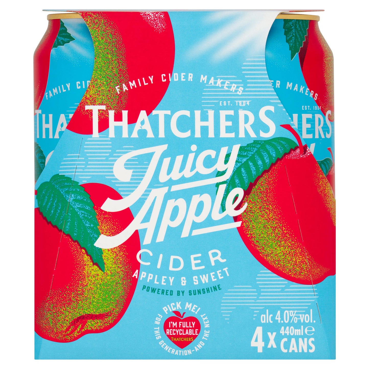Thatchers Juicy Apple Cider 6x4x440ml PM £5.89