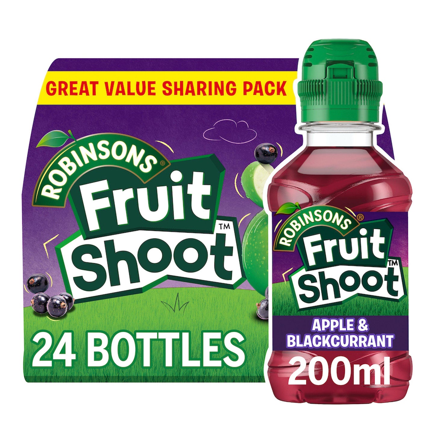 Fruit Shoot Apple & Blackcurrant Juice Drink 24 x 200ml