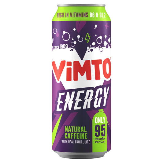 Vimto Original Energy Drink 500ml Cans