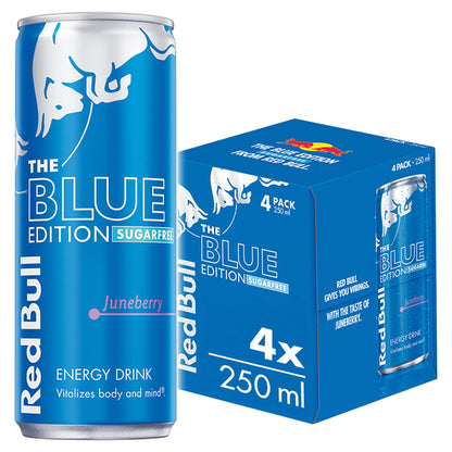 Red Bull Energy Drink Sugar Free Blue Edition Juneberry 250ml