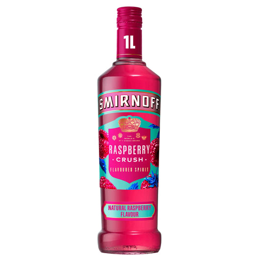 Smirnoff Raspberry Crush Vodka 1L