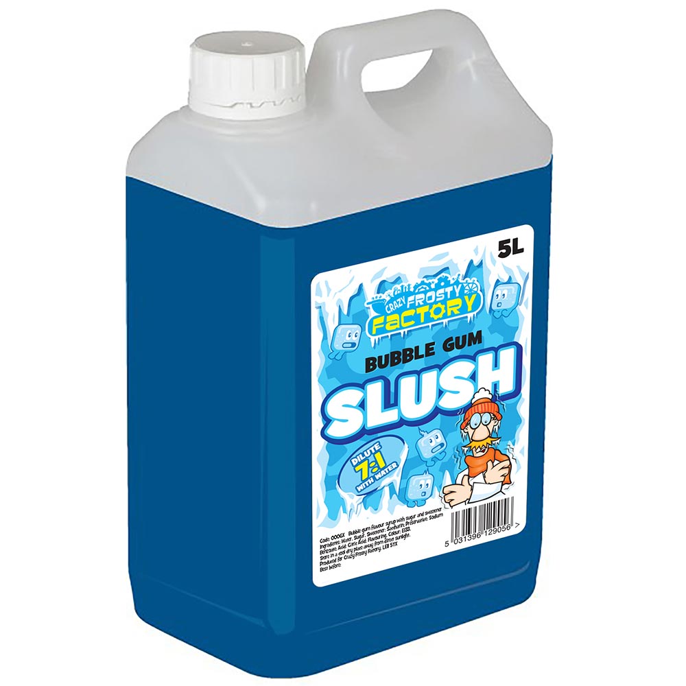 Crazy Frosty Factory Bubble Gum Slush Concentrate 5L
