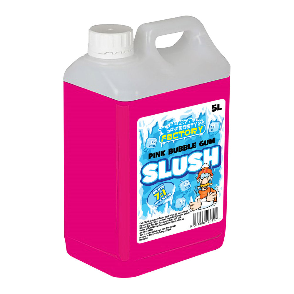 Crazy Frosty Factory Pink Bubblegum Slush Concentrate 5L