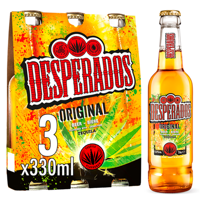 Desperados Original Beer Lager Bottles 330ml