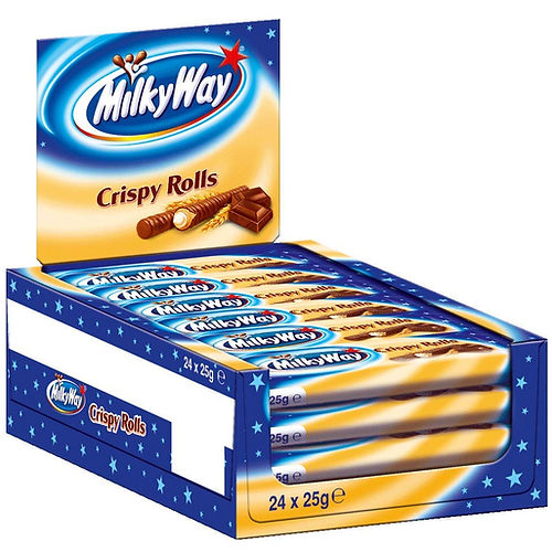 Milkyway Crispy Rolls 24 x 22.5g