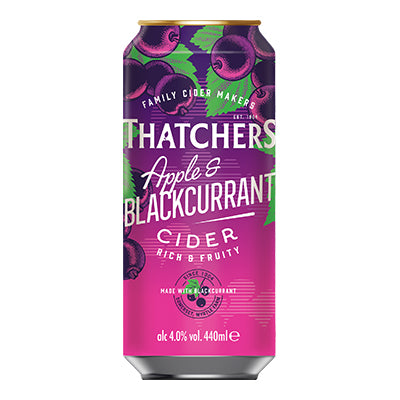 Thatchers Apple & Blackcurrant Cider 440ml