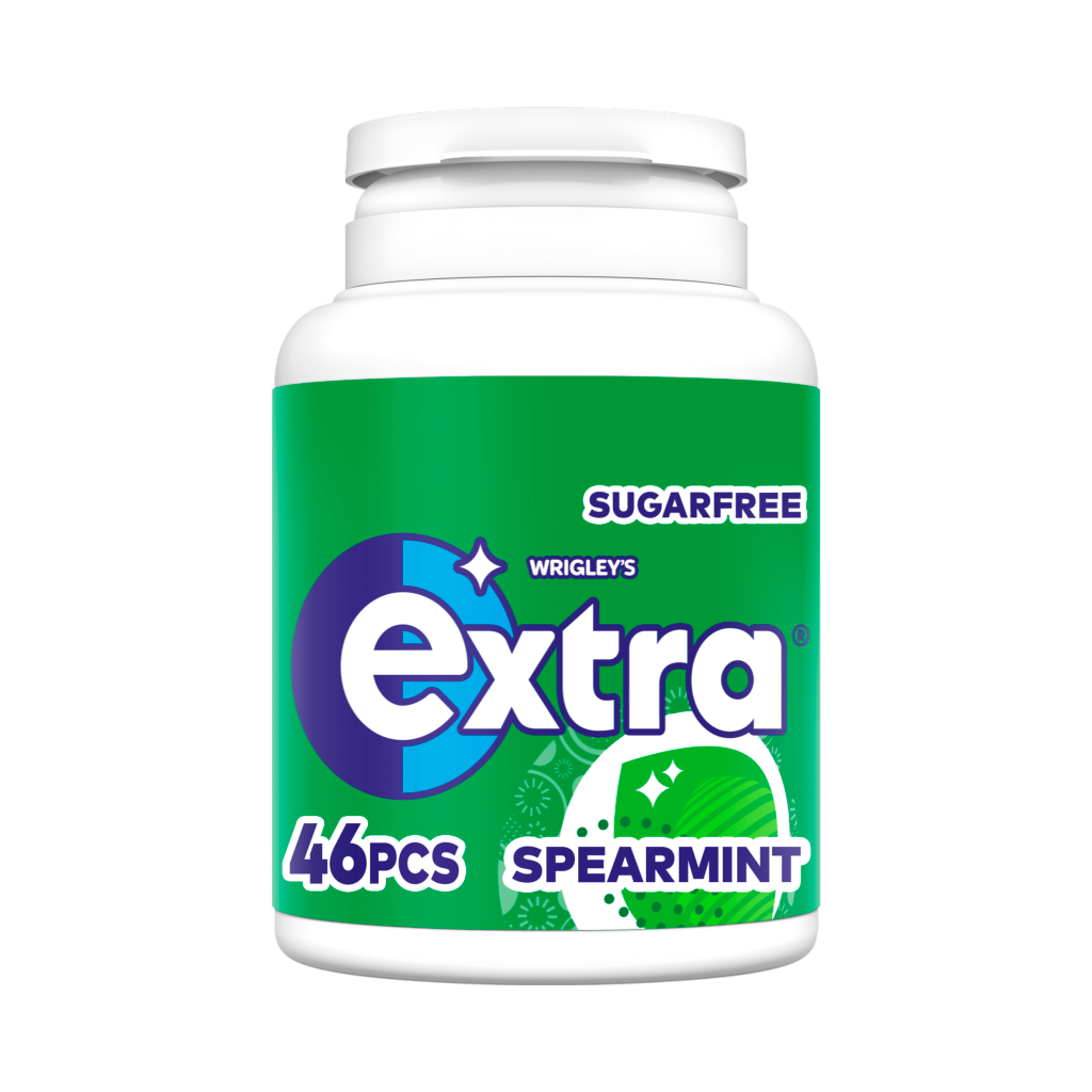 Extra Spearmint Gum Bottle 6 x 46pcs - Sweets UK