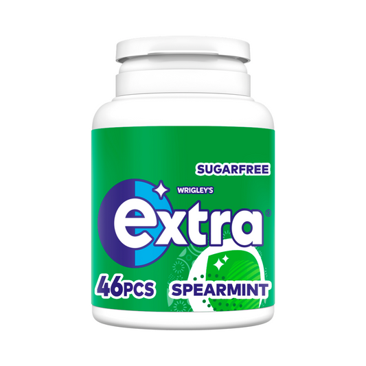 Extra Spearmint Gum Bottle 6 x 46pcs - Sweets UK