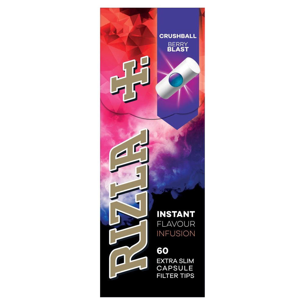 Rizla Berry Blast Crushball Extra Slim Filter Tips (60)
