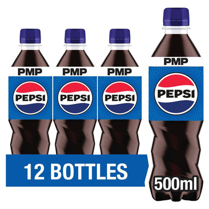 Pepsi Regular Bottle 12 x 500ml PM£1.45