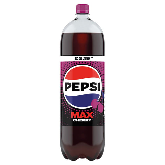 Pepsi Max Cherry No Sugar Cola Bottle 2L