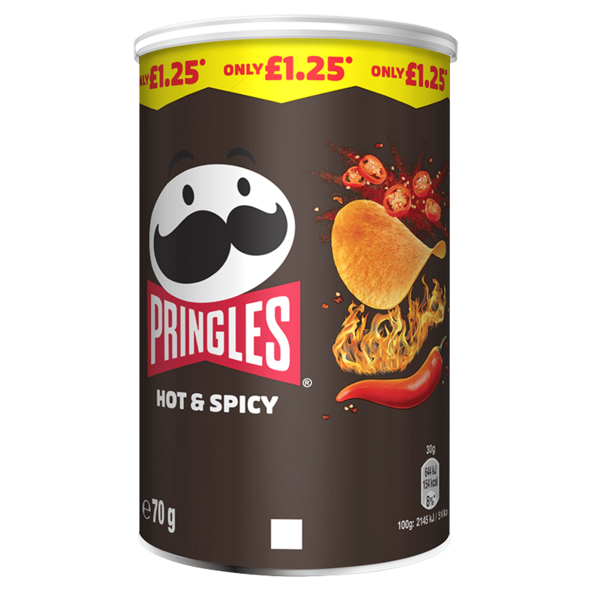 Pringles Hot & Spicy Crisps 70g