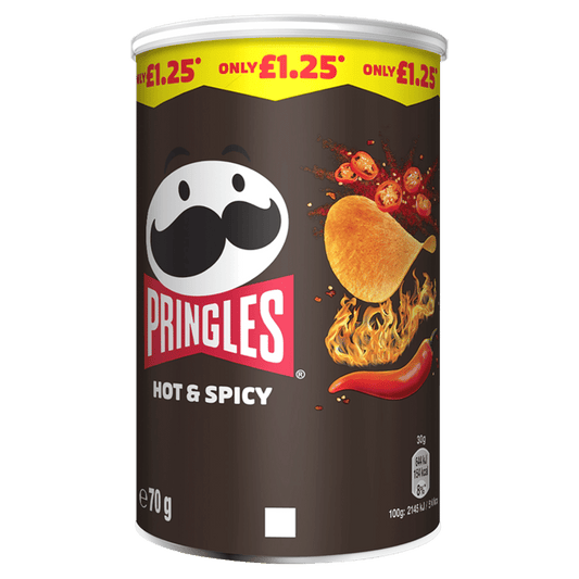 Pringles Hot & Spicy Crisps 70g