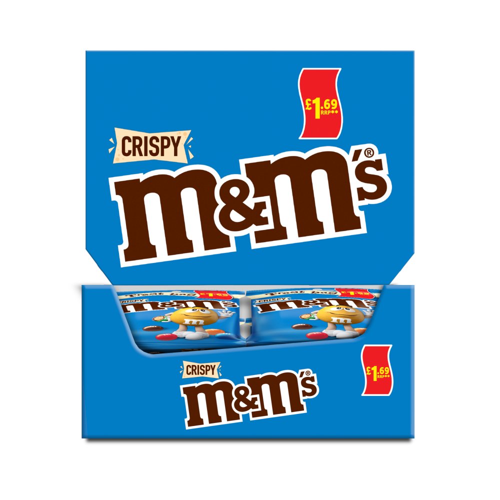 M&M's Crispy Treat Bag 77g PM£1.69