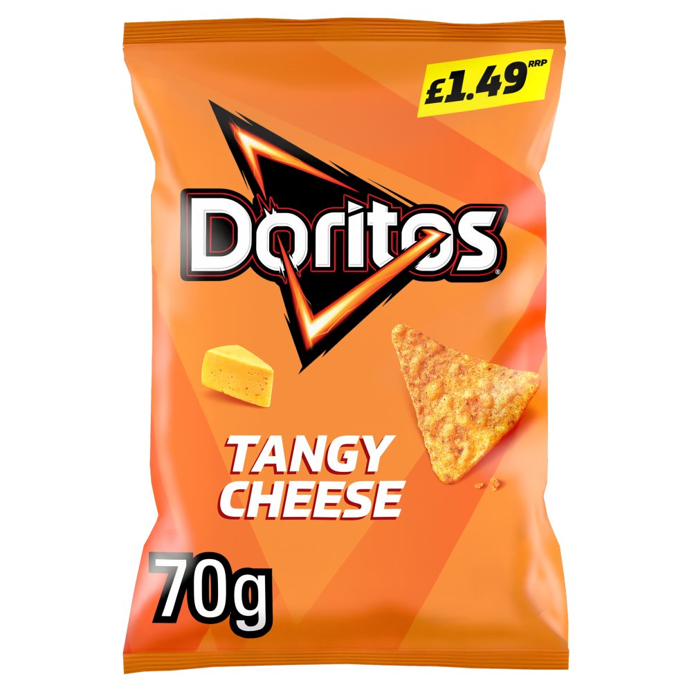 Doritos Tangy Cheese Tortilla Chips 70g PM£1.49