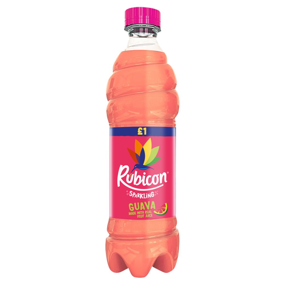 Rubicon Sparkling Guava Juice Soft Drink 500ml