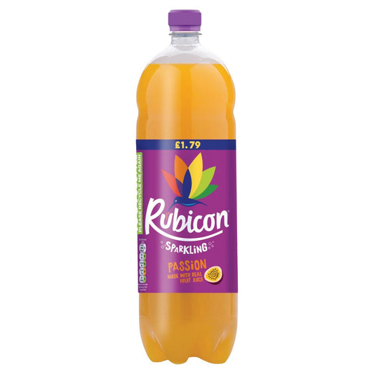 Rubicon Sparkling Passion 2L | Tropical Fruit Soft Drink