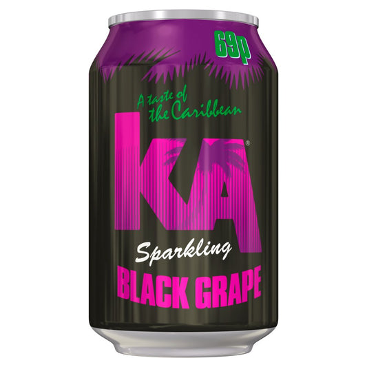 KA Black Grape Cans 330ml - Pack of 24