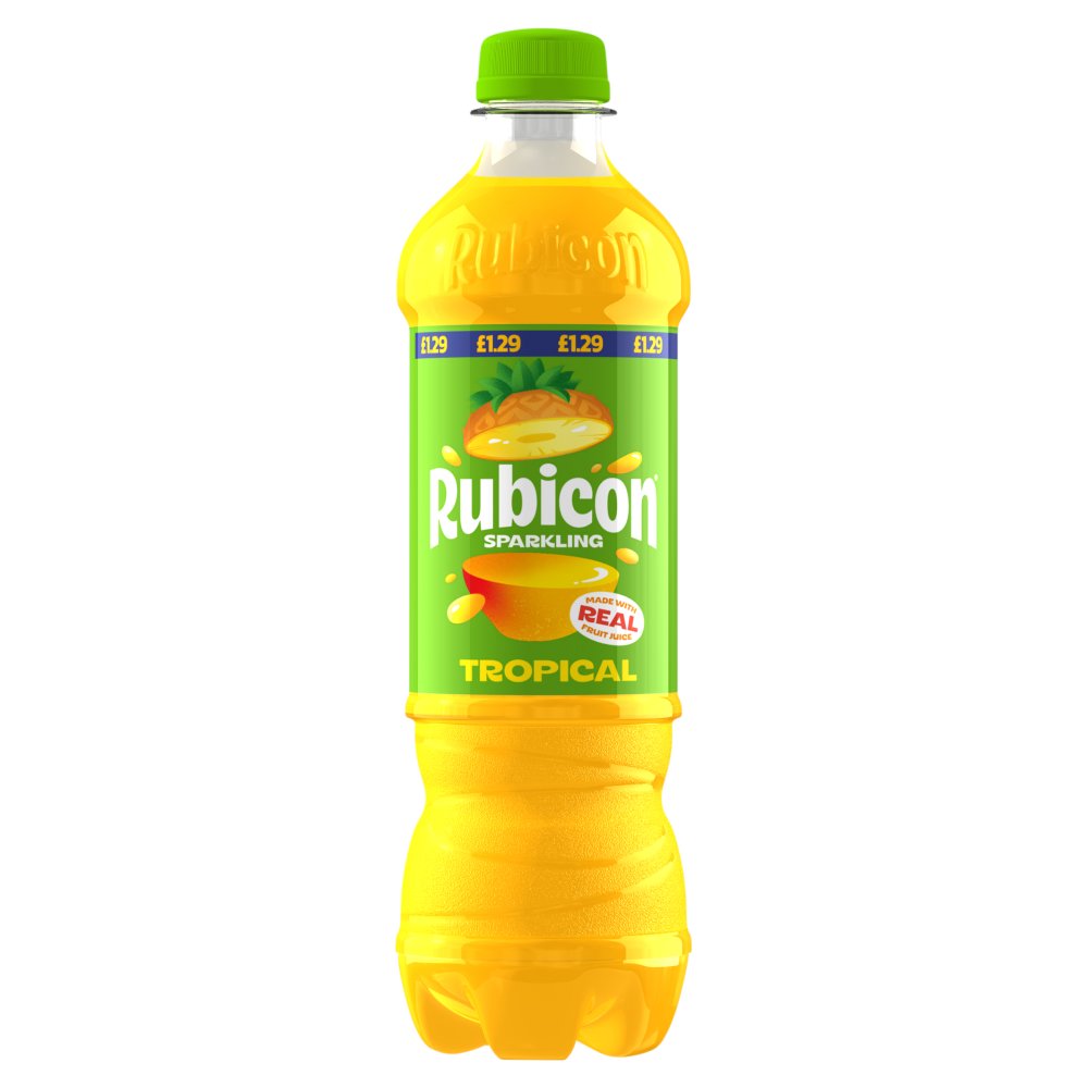 Rubicon Sparkling Tropical Soft Drink 500ml