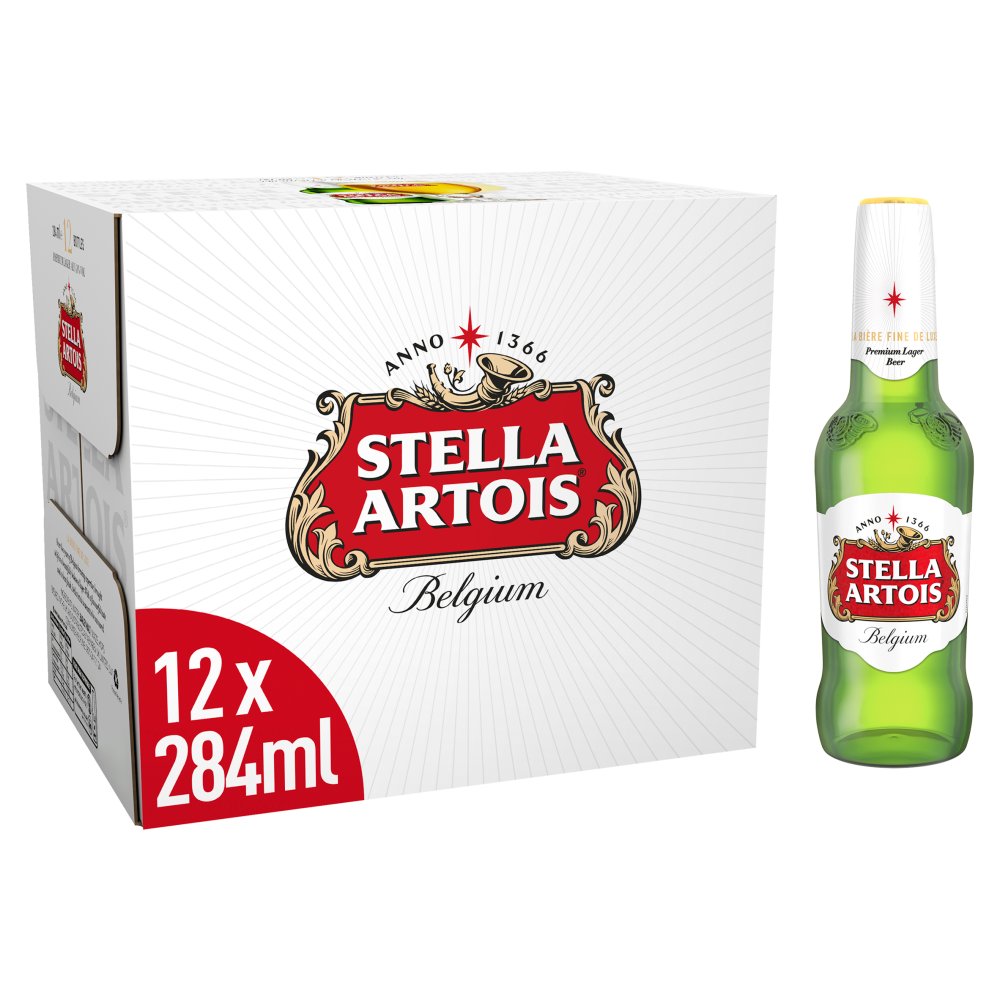 Stella Artois Lager 12×284ml