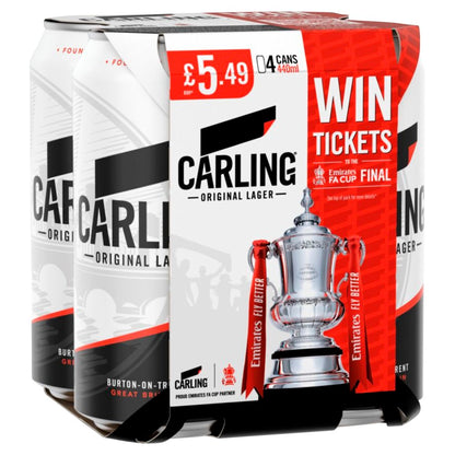 Carling Original Lager Beer 440ml Can