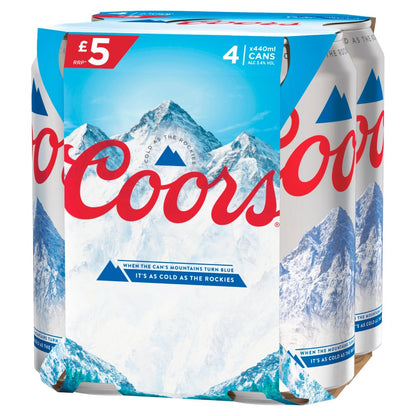 Coors Lager Beer Can 440ml