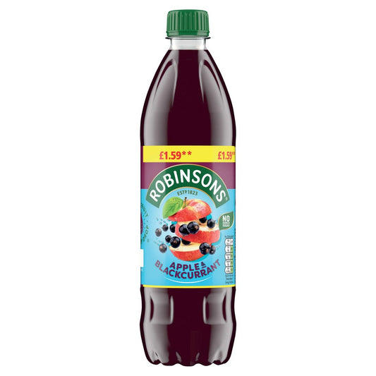 Robinsons Apple & Blackcurrant Squash No Added Sugar 750ml