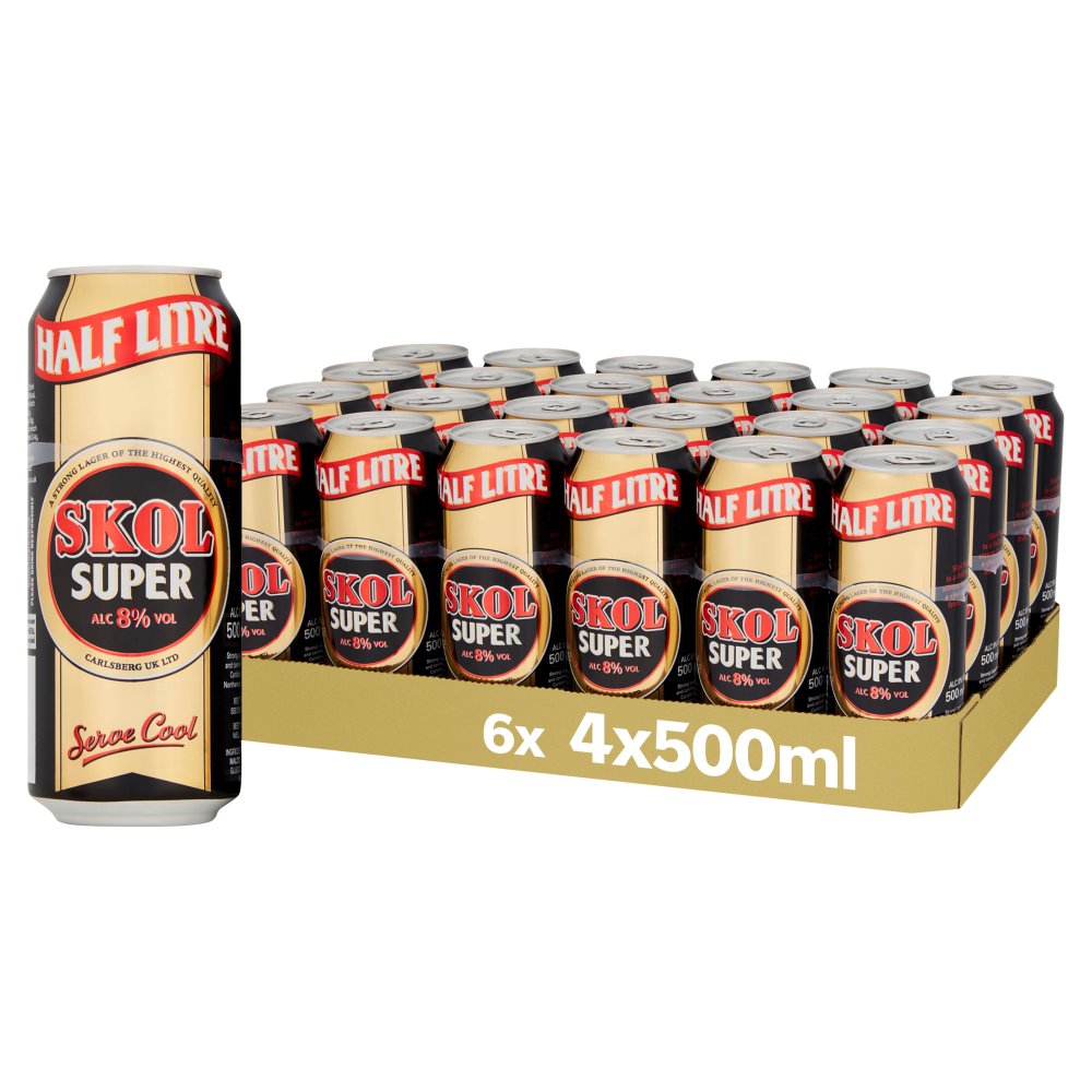 Skol Super Lager 24×500ml