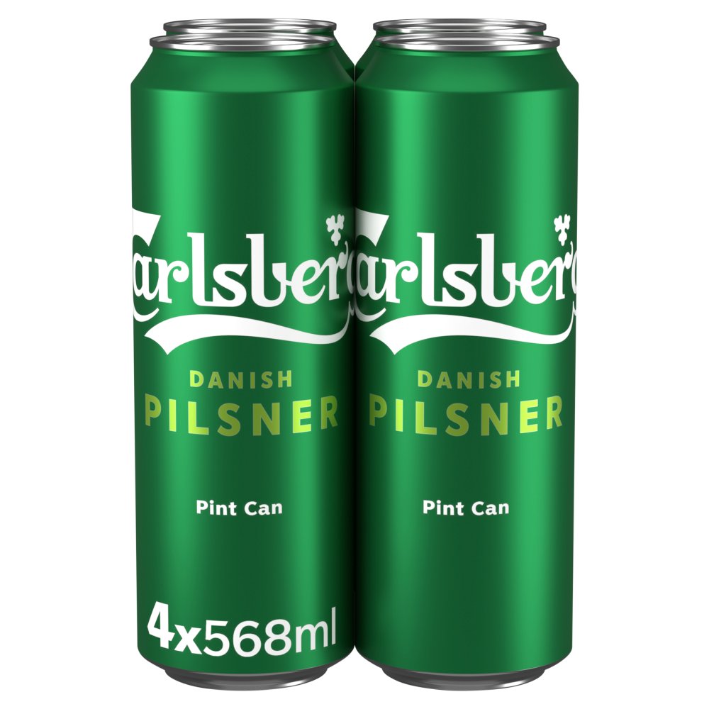 Carlsberg Danish Pilsner Lager Beer Can 568ml