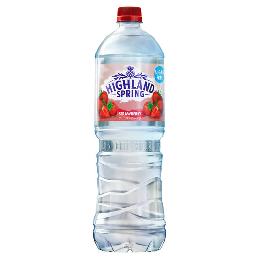 Highland Spring Sugar Free Strawberry Water 1.25L
