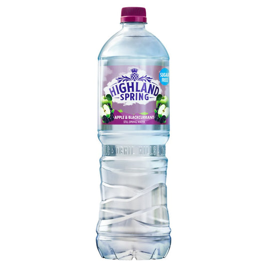 Highland Spring Sugar Free Apple & Blackcurrant Water 1.25L