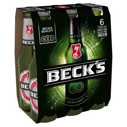 Beck’s Pilsner Lager Beer Bottles 275ml