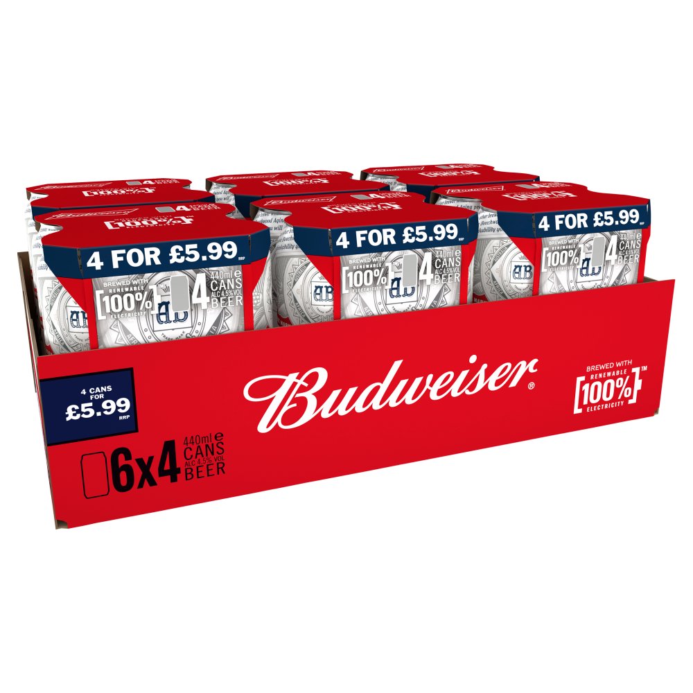 Budweiser 24×440ml Cans