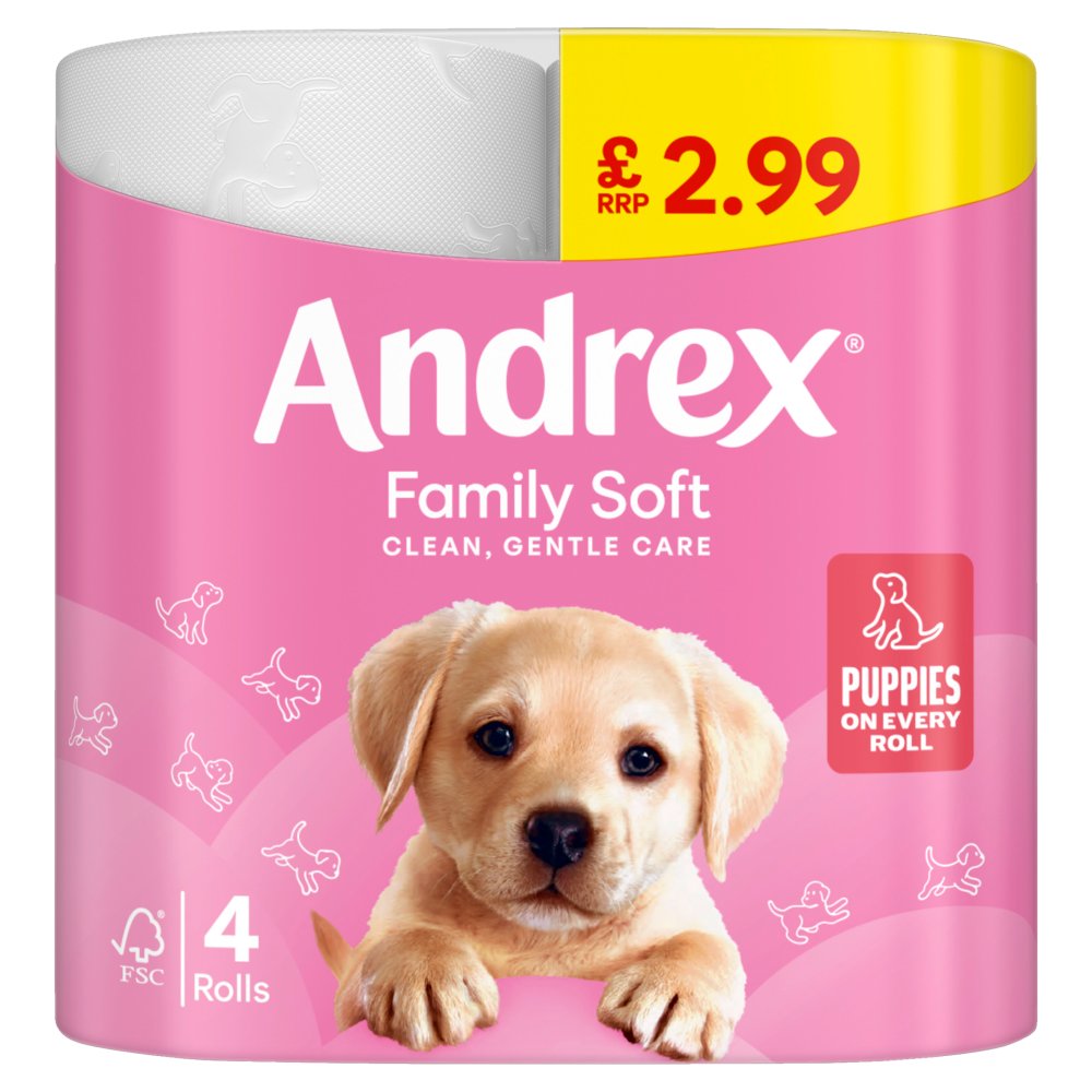 Andrex Family Soft 6 x 4 Rolls PM£2.99