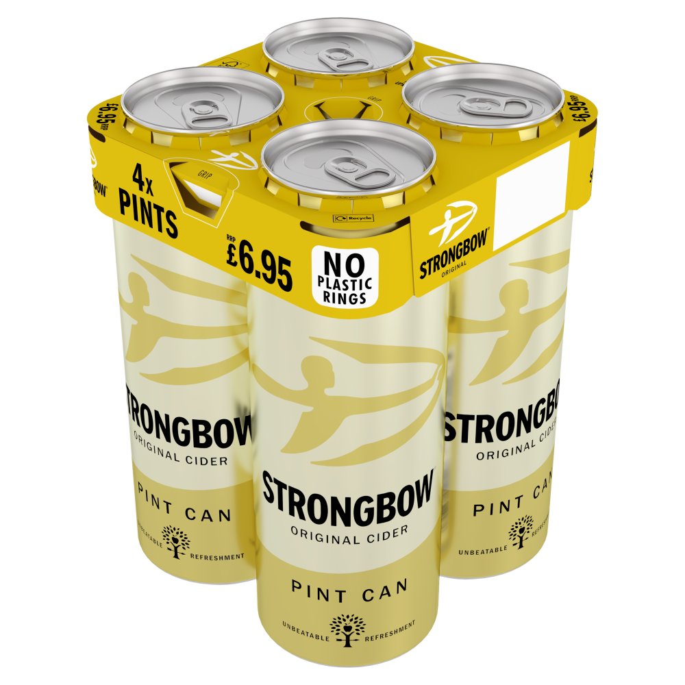 Strongbow Original Cider Pint Can 568ml