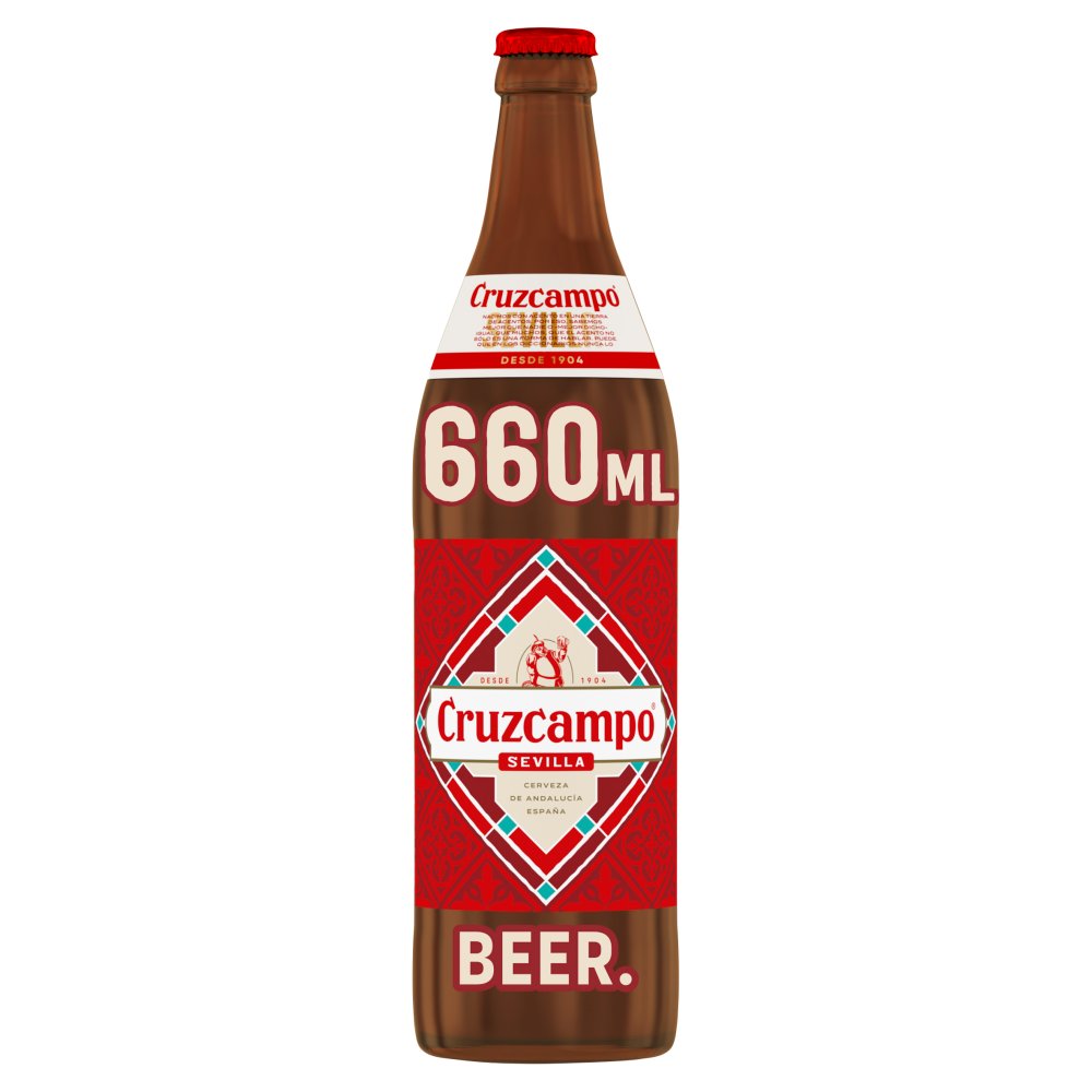 Cruzcampo Sevilla Lager Beer 660ml