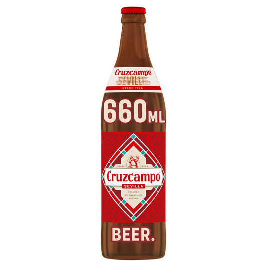 Cruzcampo Sevilla Lager Beer 660ml