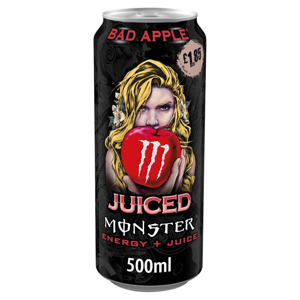 Monster Energy Drink Bad Apple 500ml Can