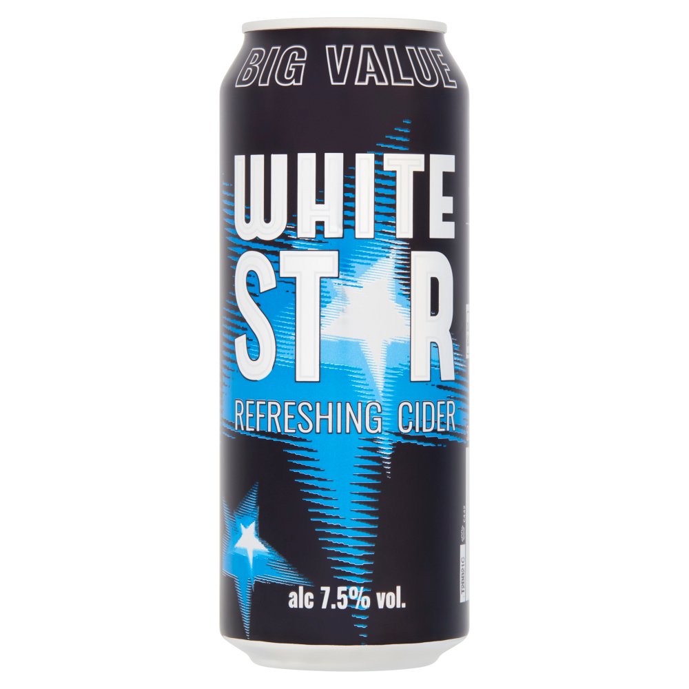 White Star Cider Cans 500ml