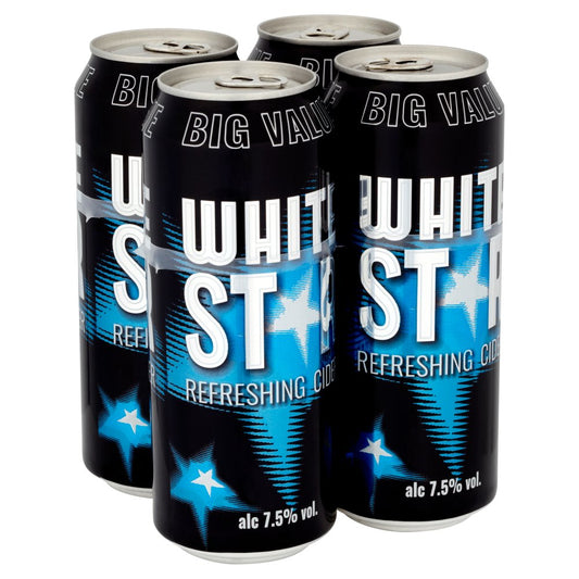White Star Cider Cans 500ml