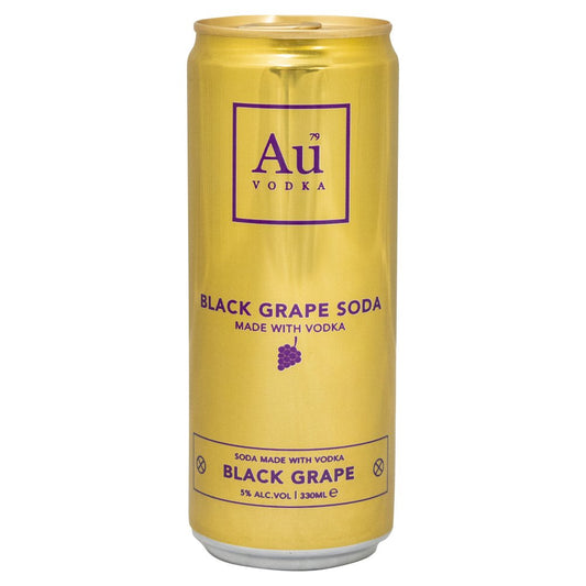 AU Vodka Black Grape Pre-Mixed Drink 330ml – Ready to Drink Cocktail Can