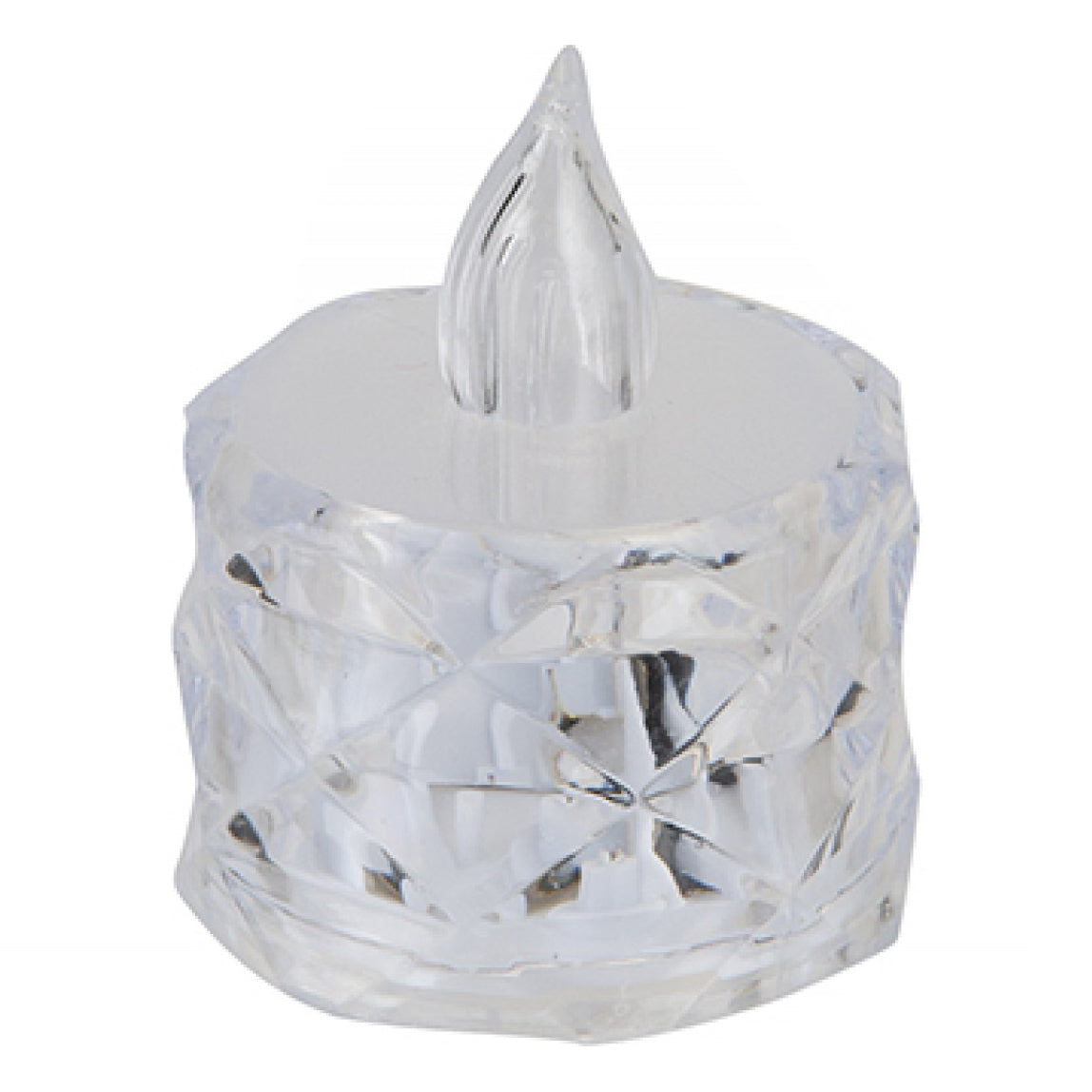 Crystal Effect Battery Operated LED Tea Light