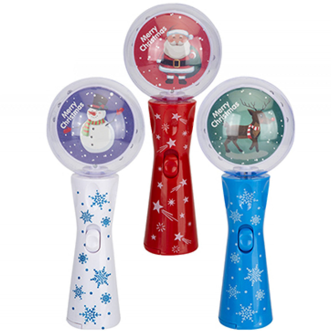 Christmas Light Up Musical Ball Wand (Assorted)