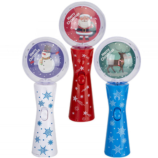 Christmas Light Up Musical Ball Wand (Assorted)