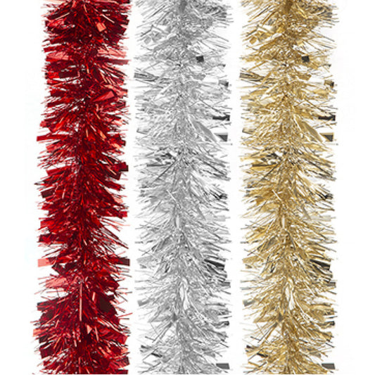 Thick and Thin Tinsel 2m 6 Ply (Assorted Colours)